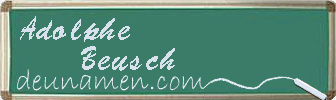 Adolphe Beusch Visitenkarte